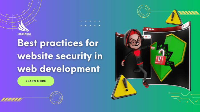 Best practices for maintaining website security during development